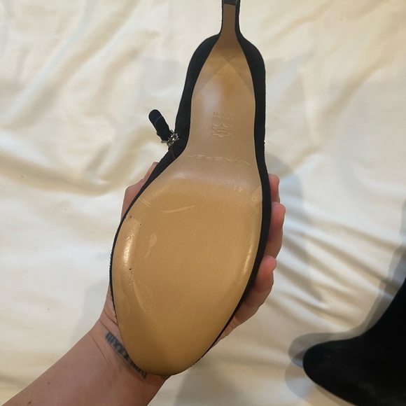 Via Spiga Booties, suede sz 9- blk, nwot - Picture 5 of 6